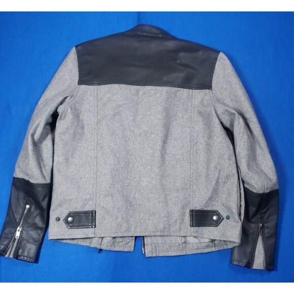 MTWTFSS Weekday Women Nikita Mix Jacket Biker Size XS NEW NWOT - Picture 3 of 16